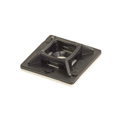 Mehr Cable Tie Bases Self-Adv6.5mm Tie Blk Pack Of 50