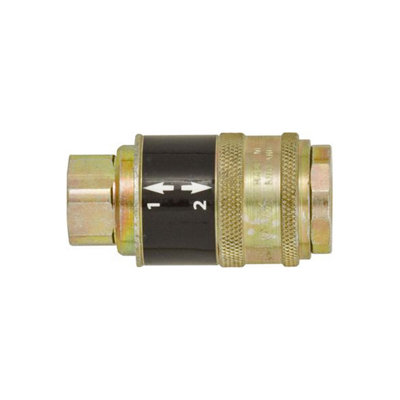 Mehr Safeflow Safety Coupling 1/4Bsp Fem Al161 Qty 1 from B&Q