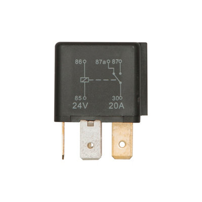 Mehr 5 Pin Relay 24V 10/20A Changeover Erl4 Qty 1 from B&Q