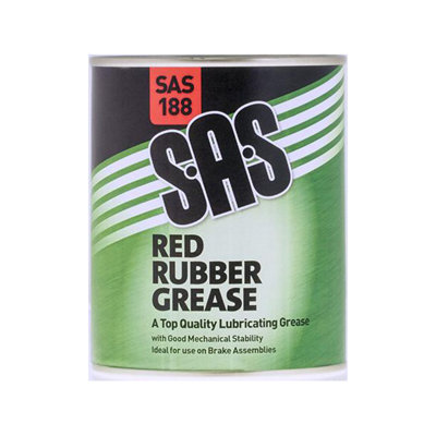Mehr Red Rubber Grease Tin 500G Sas188A Qty 1 Sas from B&Q