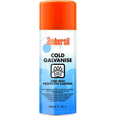 Mehr Cold Galvanise 400Ml Amb120 Qty 1 Ambersil from B&Q