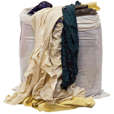Mehr Mixed Cotton Wiping Cloths Bag Vc667 Qty 1 10Kg