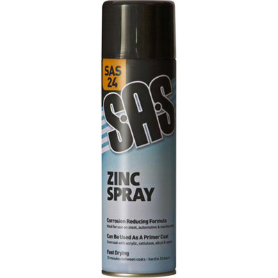 Mehr Zinc Spray 500Ml Sas24 Pack Of 6 Sas from B&Q