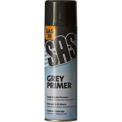 Mehr Grey Primer 500Ml Sas35 Pack Of 6 Sas from B&Q