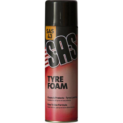 Mehr Tyre Foam 500Ml Spray Can Silicone Formula Restores Shine Suitable For All Vehicle Tyres Pack Of 6 from B&Q