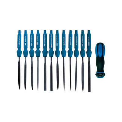 Mehr Precision File Set 12Pc Tl7112 Qty 1 Set Laser from B&Q