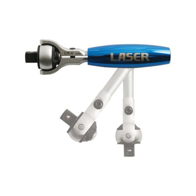 Mehr 3/8" Drive Swivel Head Ratchet Tl3890 Qty 1 Laser from B&Q