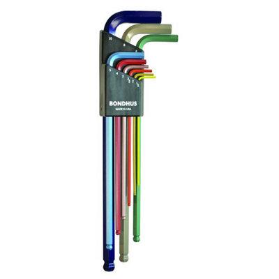 Mehr Ball End Hex Key Set 9Pc Metric Long Tnb69699 Qty 1 Set from B&Q