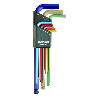 Mehr Ball End Hex Key Set 9Pc Metric Tnb69499 Qty 1 Set from B&Q