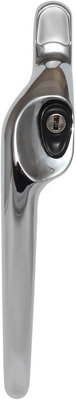 B&Q -  Maxim Offset Espagnolette Locking Window Handle Left Hand Polished Chrome