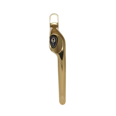 B&Q -  Window Espagnolette Handle Handed RhPolished Brass
