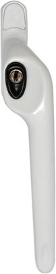 Era Maxim Right Hand Offset Locking Pvcu Window HandleWhiteBlack Button from B&Q