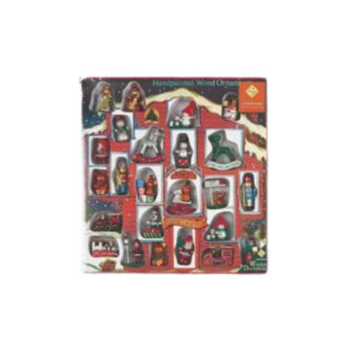 Christmas Tree Hanging DecorationsWooden Characters Pack Of 24 Assorted from B&Q