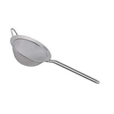 B&Q -  20Cm Stainless Steel Sieve For Kitchen Use
