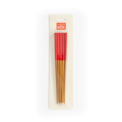 B&Q -  Set Of 5 Pairs Bamboo Chopsticks