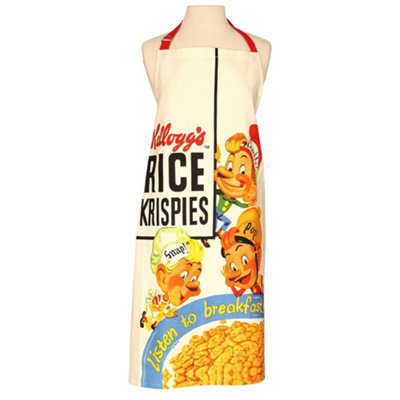 Dexam Vintage Kelloggs Rice Crispies Snap Crackle & Pop Adult Apron from B&Q