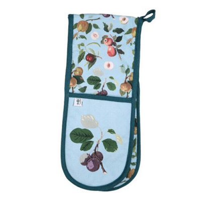 Dexam Rhs  Fruit Organic Cotton Double Oven Glove Blue from B&Q