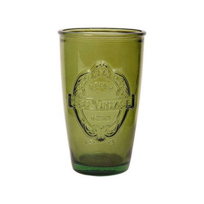 Dexam Sintra Recycled Glass Tumbler Green from B&Q
