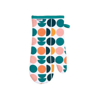 Dexam Recycled Cotton Retro Spot Gauntlet Teal from B&Q