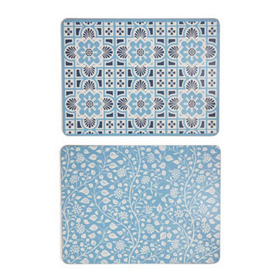 Rhs Gertrude Jekyll Set Of 4 Placemats Blue from B&Q
