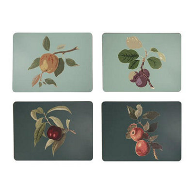 Rhs Fruit Set Of 4 Placemats Blue from B&Q