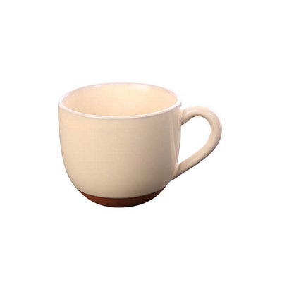 B&Q -  Sintra Glazed Terracotta 350Ml Mug Stone