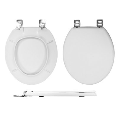 Wirquin Celmac Emerald Standard Close Toilet Seat & Cover With Metal Top Fix Hinge White Sem18Wh from B&Q