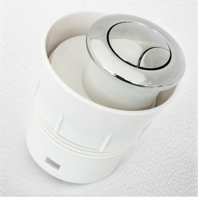 FixTheBog (Syg611Cp) New Macdee Kara 50mm Pneumatic Macdee Dual Flush Valve Push Button from B&Q
