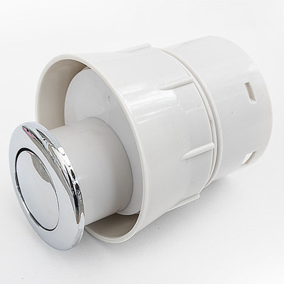 FixTheBog (Syg609Cp) New Macdee Kara 50mm Pneumatic Macdee Single Flush Valve Push Button from B&Q