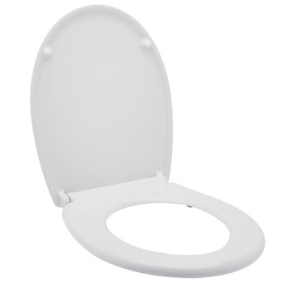 Wirquin Casablanca Toilet Seat. Top Fix, Soft Close, Quick Release White