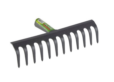 Supagarden Replacement Carbon Steel Garden Rake Head 12 Tooth from B&Q