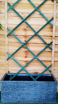 Amabassador 7mm Heavy Duty Green Expanding Wooden Trellis 1.8M X 0.6M from B&Q