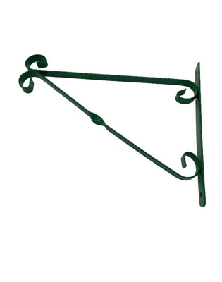 Amabassador 12 Inch Green Hanging Basket Bracket from B&Q