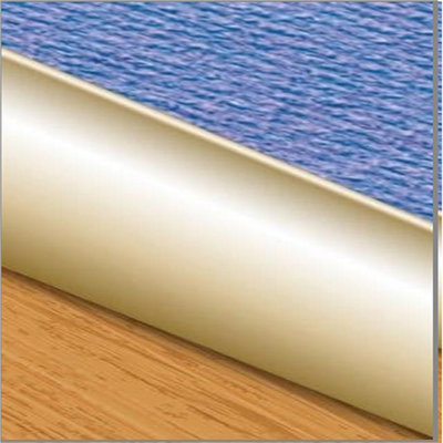 Supadec Gold Effect Floor Edging Strip900mm X 30mm Aluminium Trim With FixingsUniversal Flooring Edge For CarpetVinyl from B&Q