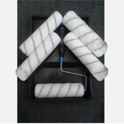 Supadec Paint Roller & Tray Set With 5 SleevesMediumShort & Long Pile Sleeves For Emulsion PaintsRoller & Tray Set from B&Q