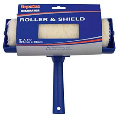 Supadec  Decorator Paint Roller & Shield 9" from B&Q