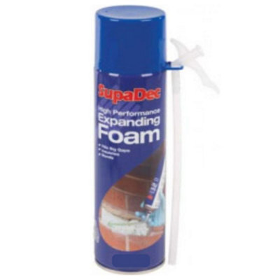 Supadec High Performance Expanding Foam 500MlFills Big GapsInsulates & BondsPremium Strong Expanding Foam from B&Q