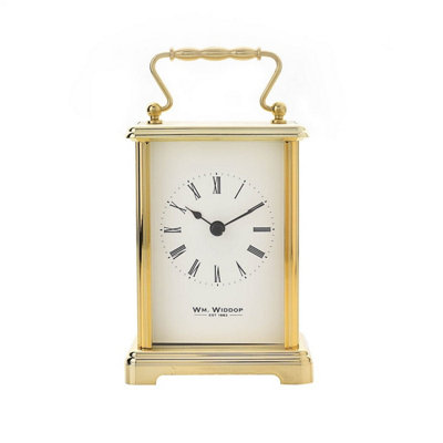 Dial Carriage Clock Decorative Mantel Desk Shelf Classic Home Decor White - Image 8