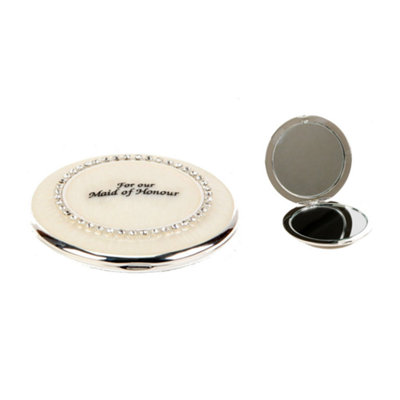 Juliana Wedding Party Keepsake Mirror Compact For Our Maid Of Honour