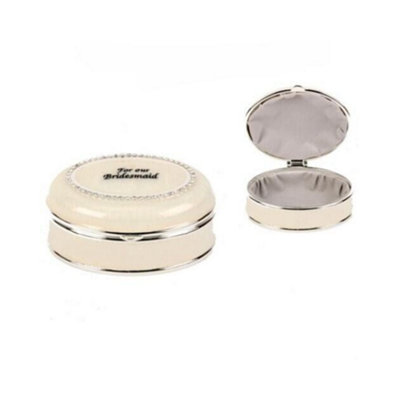 Wedding Party Trinket BoxFor Our Bridesmaid Keepsake Gift from B&Q