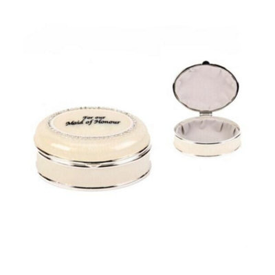 Juliana Wedding Party Trinket Box – For Our Maid Of Honour Keepsake Gift