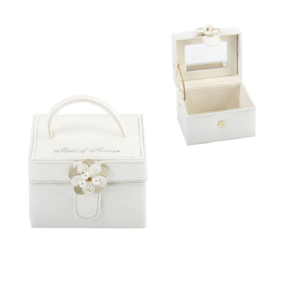 Juliana Wedding Party Leatherette Jewellery Box – Maid Of Honour Keepsake Gift