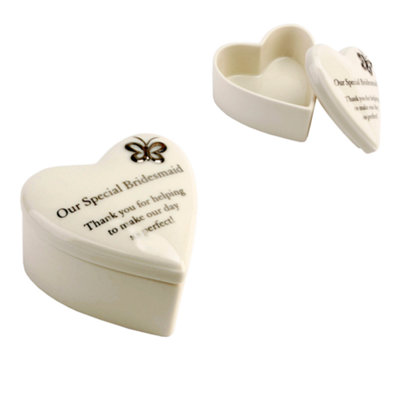 Amore Wedding Party Trinket Box – Our Special Bridesmaid Keepsake Gift