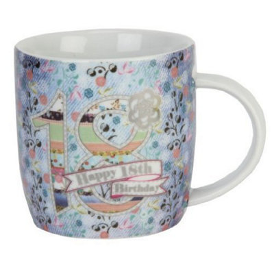 Widdop Laura Darrington Patchwork Collection 18Th Birthday Mug (Ld15318) from B&Q