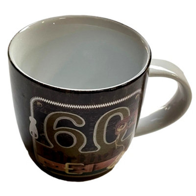 Widdop Laura Darrington Unzipped Collection Porcelain Mug60St Birthday from B&Q