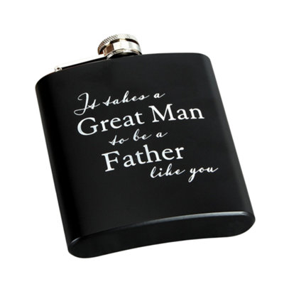 Amore Wedding Party Hip FlaskFather from B&Q