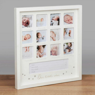 Bambino Baby First Year Collage Photo FrameOur Little Star from B&Q