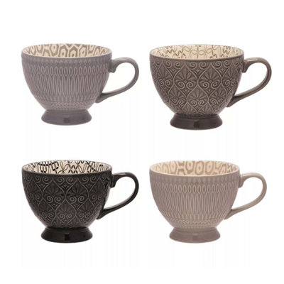 Hestia Unisex Multicolor Set Of 4 Tea Cups - Image 5