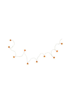 10 Led Halloween Pumpkin String Lights