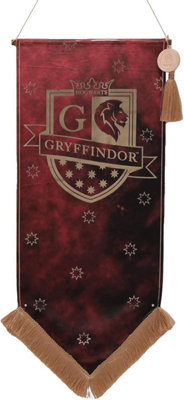 Widdop Gryffindor Hanging Wall Banner Harry Potter Alumni Fabric Banner For Bedroom Games Room And Home Décor